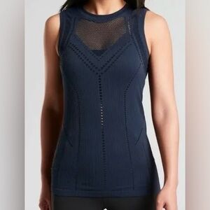 Athleta Oxygen Poseidon Blue Tank Top SZ XS
